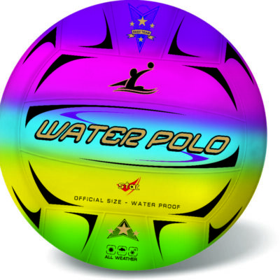 10-140 STAR BALL - ТОПКА СТАР 23 СМ WATER POLO BEST TEAM ДЪГА - ВОДНА ТОПКА