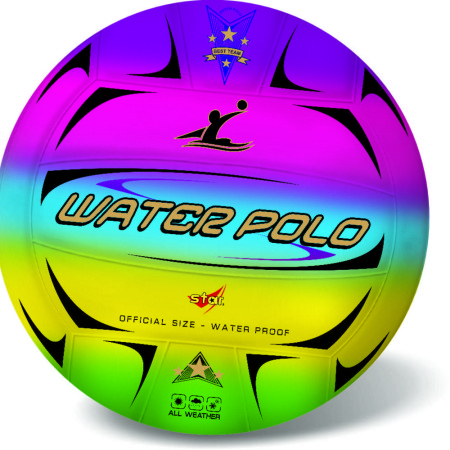 10-140 STAR BALL – ТОПКА СТАР 23 СМ WATER POLO BEST TEAM ДЪГА – ВОДНА ТОПКА
