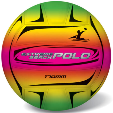 10-928 STAR BALL - СТАР ТОПКА 17 СМ НАДУТА EXTREME BEACH POLO ДЪГА - ТОПКА ЗА ВОДНО ПОЛО, ВОДНА ТОПКА