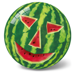 11-2128 STAR BALL - ТОПКА STAR НАЛИЧНА В РАЗМЕР  Ø 14 CM ИЛИ 23 CM ДИНЯ - ЛИЦЕ УСМИВКА - FACE BALL WATERMELON