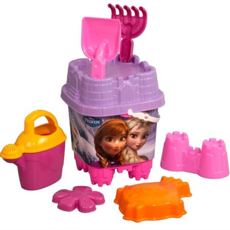 510632 - DEDE КОМПЛЕКТ ЗА ПЯСЪК 7 ЕЛ МАЛЪК ЗАМЪК FROZEN 18 озн.  3043