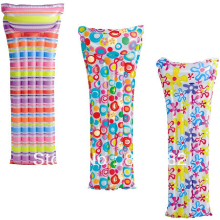 59711 INTEX – НАДУВАЕМ ДЮШЕК ЦВЕТЕН ЗА ПЛАЖ, БАСЕЙН И МОРЕ