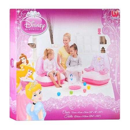 91055 BESTWAY - DISNEY PRINCESS МАСА + КРЕСЛА