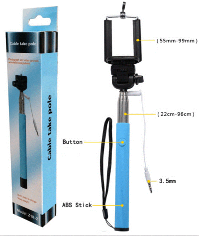 Selfie Stick - Селфи стик - Монопод приставка за Селфи Android IOS - Image 3