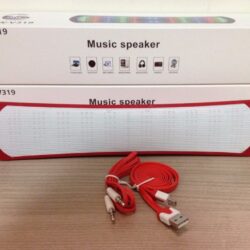 Безжична блутут колонка с LED светлини. FM тунер, mp3 micro SD четец