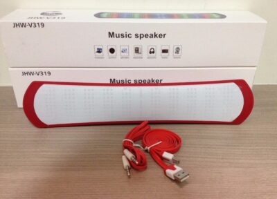 Безжична блутут колонка с LED светлини. FM тунер, mp3 micro SD четец