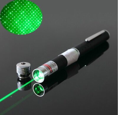 GREEN-LASER-2 - ЗЕЛЕН ЛАЗЕР ЗА ЗАБАВЛЕНИЕ ИЛИ ИЗПОЗЛВАНЕ КАТО ПОЙНТЕР, ПОКАЗАЛКА, С ПРИСТАВКИ