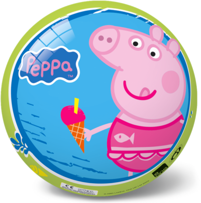 29-2769 STAR BALL - ТОПКИ СТАР ПЕПА ПРАСЕТО 14 CM ИЛИ 23 CM - PEPPA PIG BALL