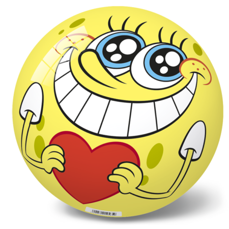 30-2653 STAR BALL - ТОПКА STAR СПОНДЖ БОБ, СПОНЧ БОБ ТОПКА 14 CM ИЛИ 23 CM - SPONGE BOB BALL