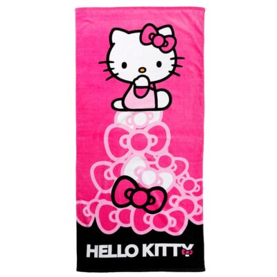 BEACH TOWELS HELLO KITTY - ПЛАЖНИ ХАВЛИИ HELLO KITTY - ХАВЛИИ ЗА ПЛАЖ С КАРТИНКИ С АНИМАЦИОННИ ГЕРОИ ХЕЛОУ КИТИ - Image 2