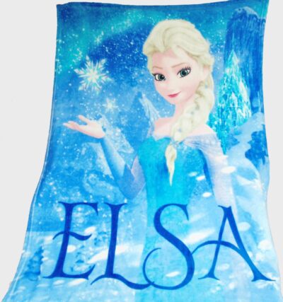 BEACH-TOWELS-FROZEN - ПЛАЖНИ ХАВЛИИ FROZEN - ХАВЛИИ ЗА ПЛАЖ С КАРТИНКИ С АНИМАЦИОННИ ГЕРОИ ФРОУЗЪН - Image 2