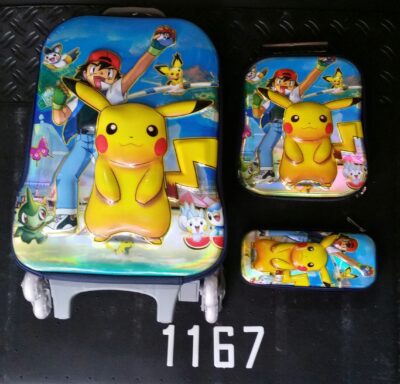 6D Suitcases Pokemon - 6D Куфари Pokemon за деца - 6Д Детски Куфари Покемон