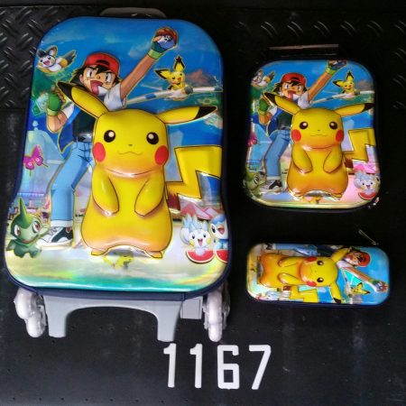 6D Backpack Suitcases Pokemon- 6D Раници Pokemon за деца – 6Д Детски Куфари Покемон