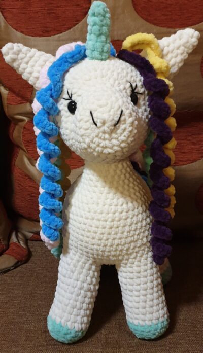 Ръчно изработена играчка еднорог - Image 2